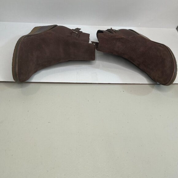 Cole Haan Suede Leather Wedge Waterproof Boots with Nike Air Sole – Women’s 10B - Picture 5 of 12